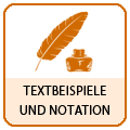 Textbeispiele und Notation